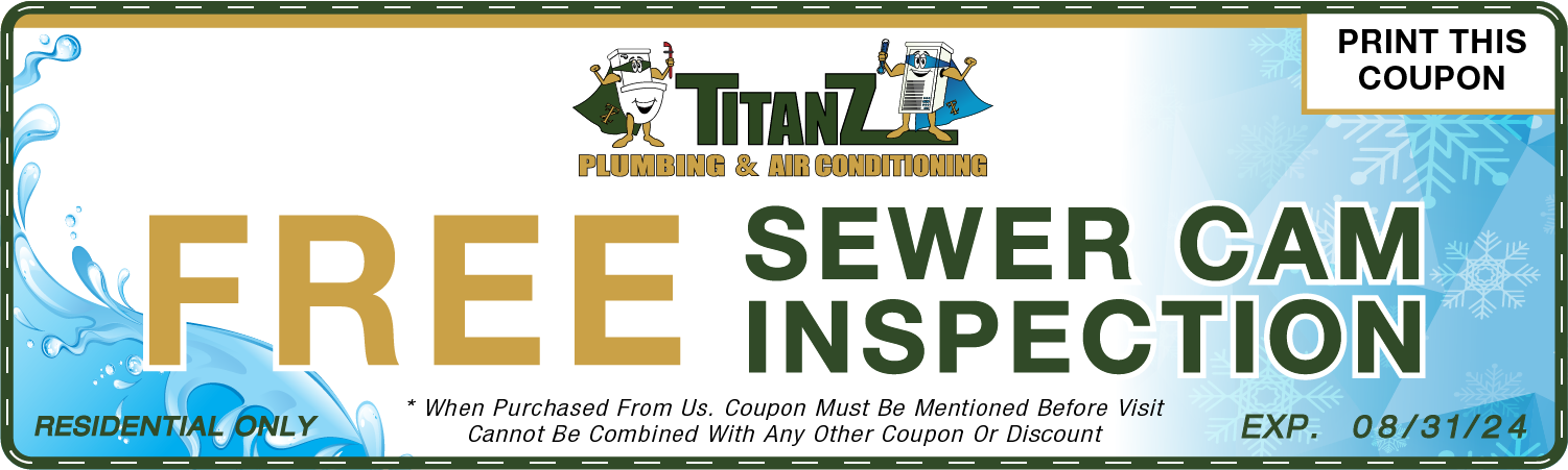 FREE Sewer Cam Inspection Coupon