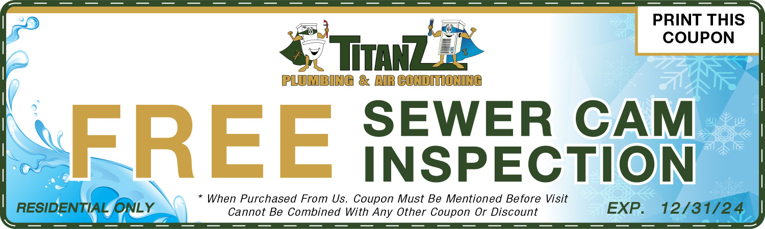 Free Sewer Cam Inspection Coupon